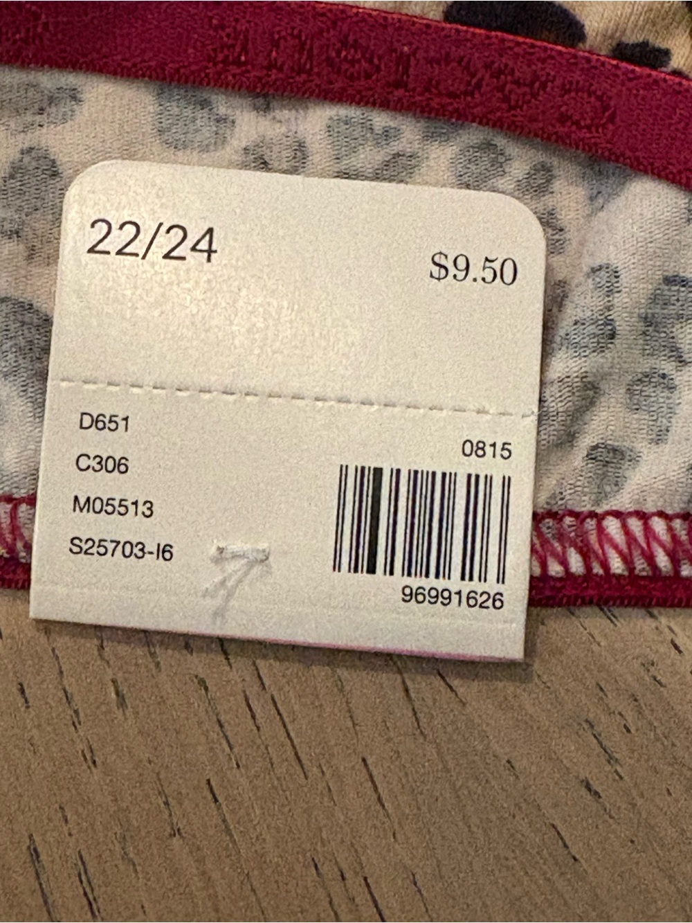 Cacique Women’s Pink, Light Pink & Leopard Print Thong - Trio - Picture 5 of 13